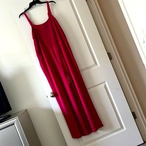 Cute and comfortable fuchsia jumpsuit. Size 18/20, from Lane Bryant